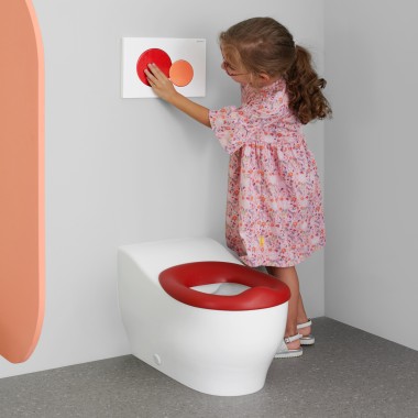 Stojąca miska WC Geberit Bambini dla małych dzieci do 3 lat