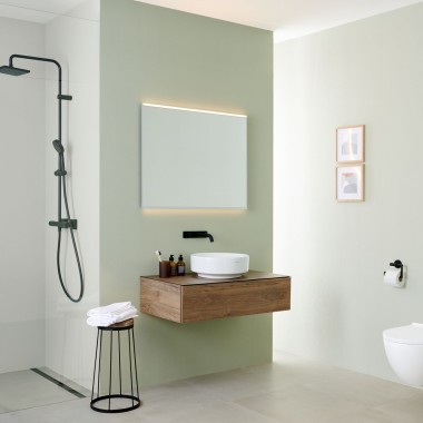 Prostokątne lustro łazienkowe Option Plus Square (© Geberit)